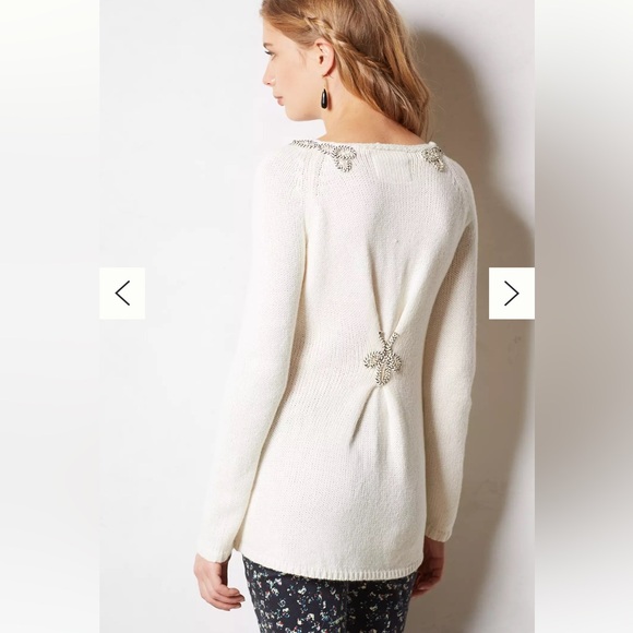 Anthropologie Angel of the North Bobine Tunic Sweater - Picture 3 of 5